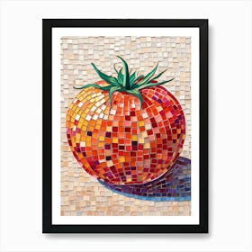 Mosaic Tomato 4 Art Print