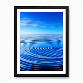 Water Ripples Waterscape Photography 1 Art Print
