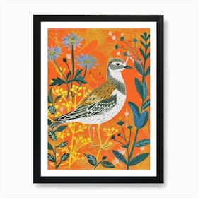 Spring Birds Grey Plover 1 Art Print