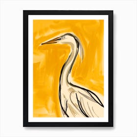 Minimalist Bird Art Print