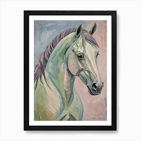 White Horse no2 Art Print