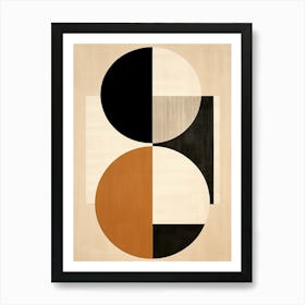 Reverberations Of Noir Bauhaus Art Print