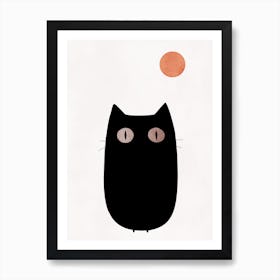 Curious Cat Art Print
