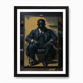 'The Man In The Painting' Art Print