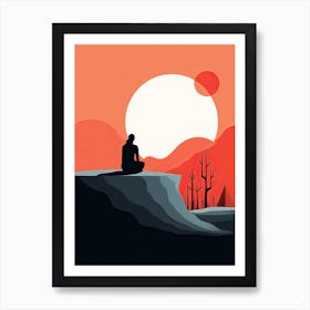 Loneliness in the Shadows Art Print
