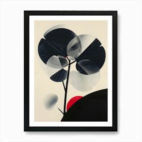 Abstract Leaves Art Print