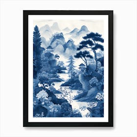 Fantastic Chinese Landscape 13 Art Print