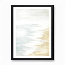 Mesmerizing - Abstract Beach Modern Coastal Landscape Painting Art Print