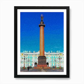 St. Petersburg, The Winter Palace Art Print