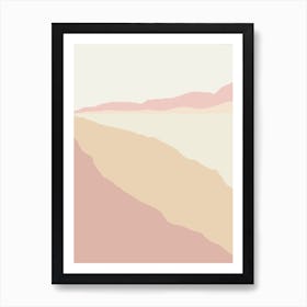 Pink Sand Art Print