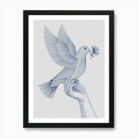 Dove Canvas Print Art Print