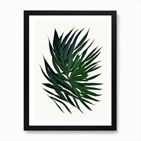 Rosemary Leaf Vibrant Inspired 3 Art Print