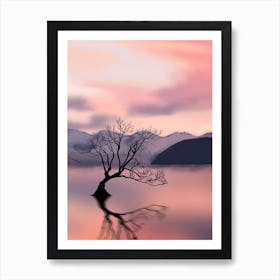 Wanaka Tree Art Print