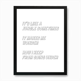 Grandmaster Flash The Message Art Print