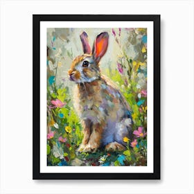 Britannia Petite Rabbit Painting 3 Art Print