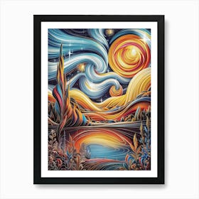 Starry Night 12 Art Print