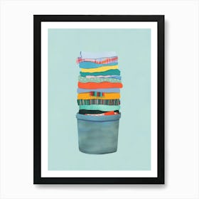 Laundry Basket 10 Art Print