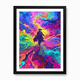 Person, Abstract Painting, Abstract Painting, Abstract Painting Art Print