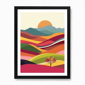 Abstract Landscape Painting 31 Art Print