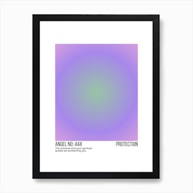 444 'Intuition' Angel Number  Art Print for Sale by BohomadicStudio