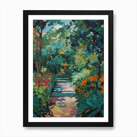 Claude Monet Gardens France Painting 3 Art Print