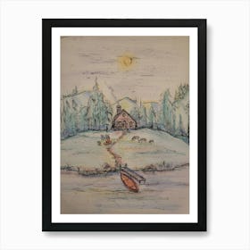 Cabin In The Woods 2 Art Print