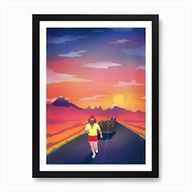 Movie Forest Gump Art Print