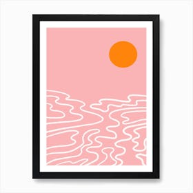 The Sun And The Sea Art Print