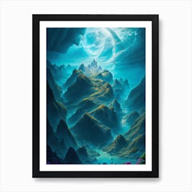 Mountain In The Sky Art Print