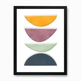 Circles in harmony 4 1 Art Print