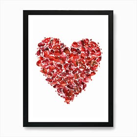 Heart Of Pomegranate Art Print