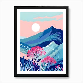 Mountain Landscape Painting 1 Poster