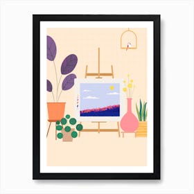 Calm Still Life Art Print