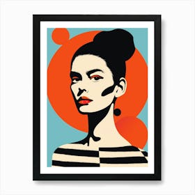 Portrait Of A Woman 488 Art Print