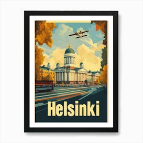 Aihrgdesign A Vintage Travel Poster Of Helsinki 3 Affiche