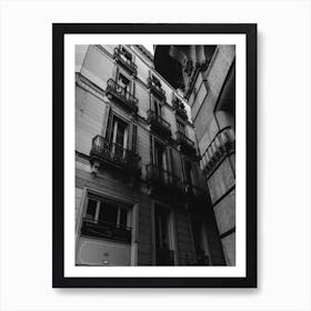 Barcelona Street Architecture Art Print