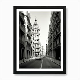 Valencia, Spain, Black And White Photography 1 Art Print