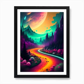 Celestial Enigma Art Print