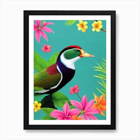 Wood Duck Tropical bird Art Print