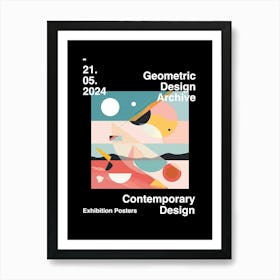 Geometric Design Archive Poster 22 Art Print