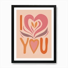 I Love You Graphic Art Print