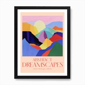 Abstract Dreamscapes Landscape Collection 09 Art Print