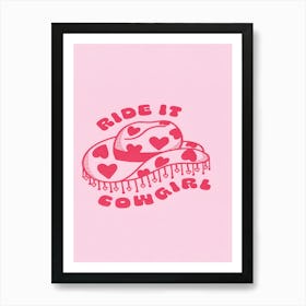 Ride It Cowgirls Art Print