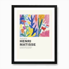 Museum Poster Inspired By Henri Matisse 7 Art Print