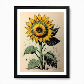 Sunflower 7 Art Print