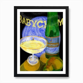 Babycham Art Print