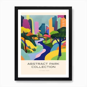 Abstract Park Collection Poster Victoria Park Hong Kong 2 Art Print