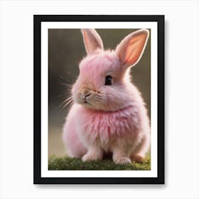 Pink Baby Rabbi 0 Art Print