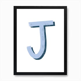 Letter J Art Print