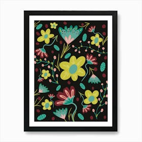 Botanical ,into the garden,flowers,nature,summer Art Print